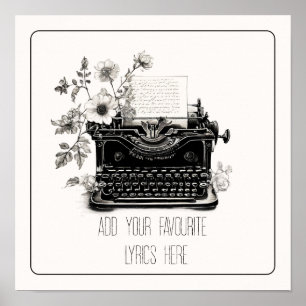 typewriter poets ttpd modern art new aesthetic poster