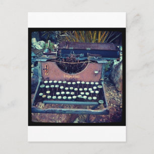 Typewriter Postcard