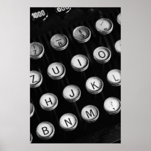 typewriter poster