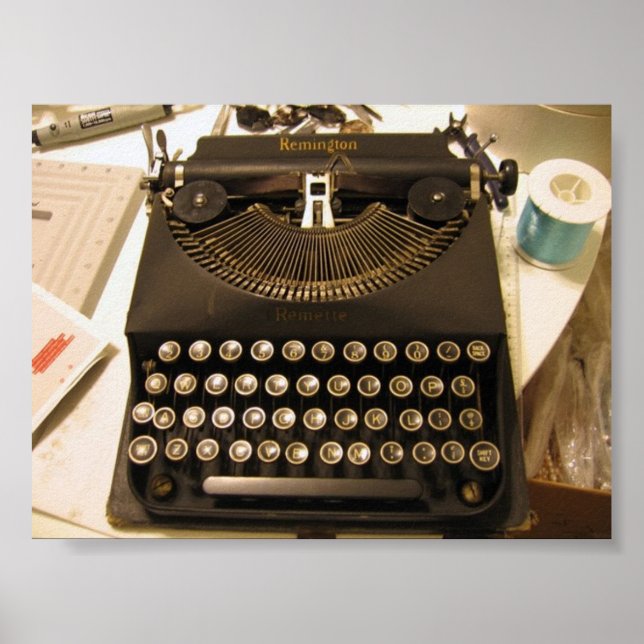 typewriter poster (Front)