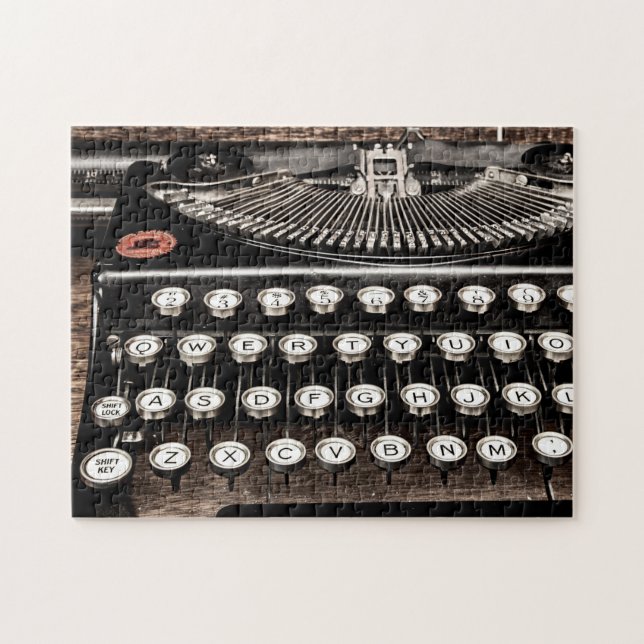 Typewriter Puzzle (Horizontal)