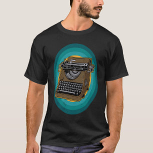Typewriter Retro journalists book classic professi T-Shirt