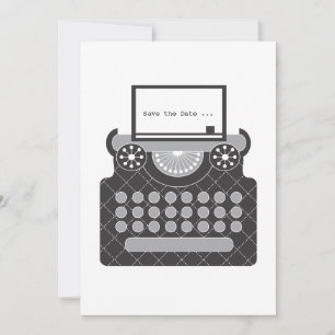 Typewriter Save the Date