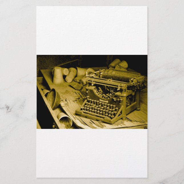 typewriter stationary stationery (Front)