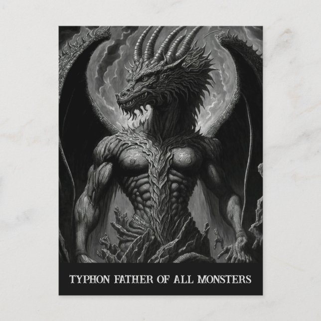 Typhon - The Father of all Monsters Postcard (Front)