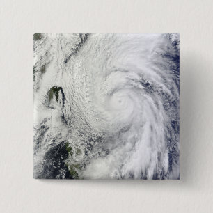 Typhoon Chaba in the Philippine Sea 2 Inch Square Button