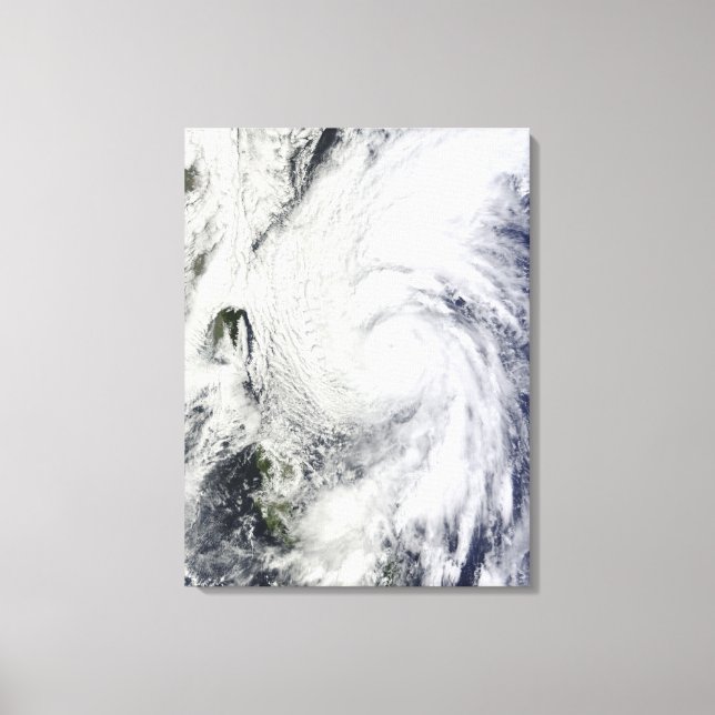 Typhoon Chaba in the Philippine Sea Canvas Print (Front)