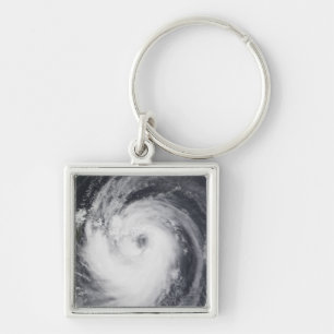 Typhoon Chaba in the western Pacific Ocean Keychain