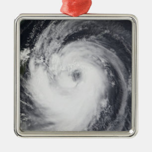 Typhoon Chaba in the western Pacific Ocean Metal Ornament
