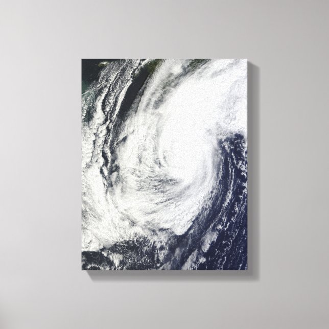 Typhoon Chaba over the Ryukyu Islands, Japan Canvas Print (Front)