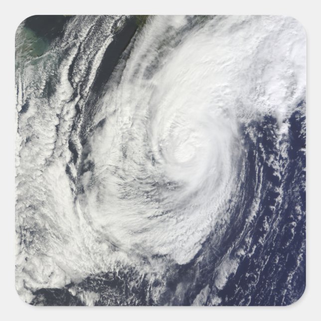 Typhoon Chaba over the Ryukyu Islands, Japan Square Sticker (Front)