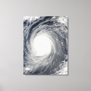 Typhoon Choi-wan south of Japan, Pacific Ocean Canvas Print