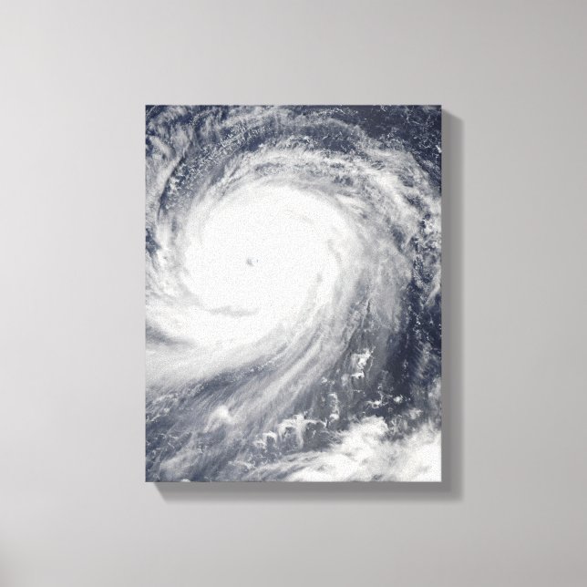 Typhoon Choi-wan west of the Mariana Islands Canvas Print (Front)