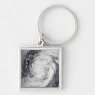 Typhoon Damrey in the western Pacific Ocean Keychain