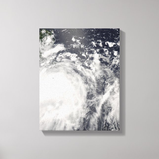 Typhoon Fengshen over the Philippines Canvas Print (Front)