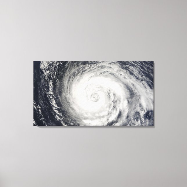 Typhoon Fitow Canvas Print (Front)