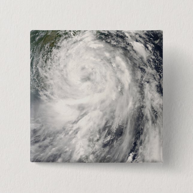 Typhoon Fung-wong 2 Inch Square Button (Front)