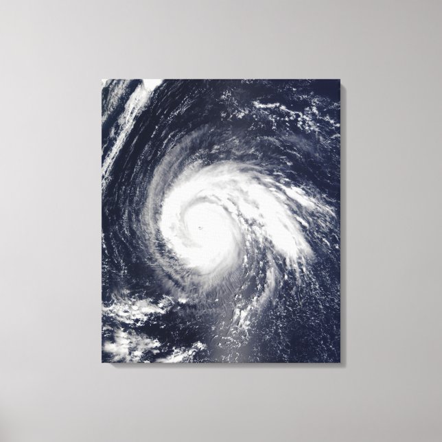 Typhoon Higos Canvas Print (Front)