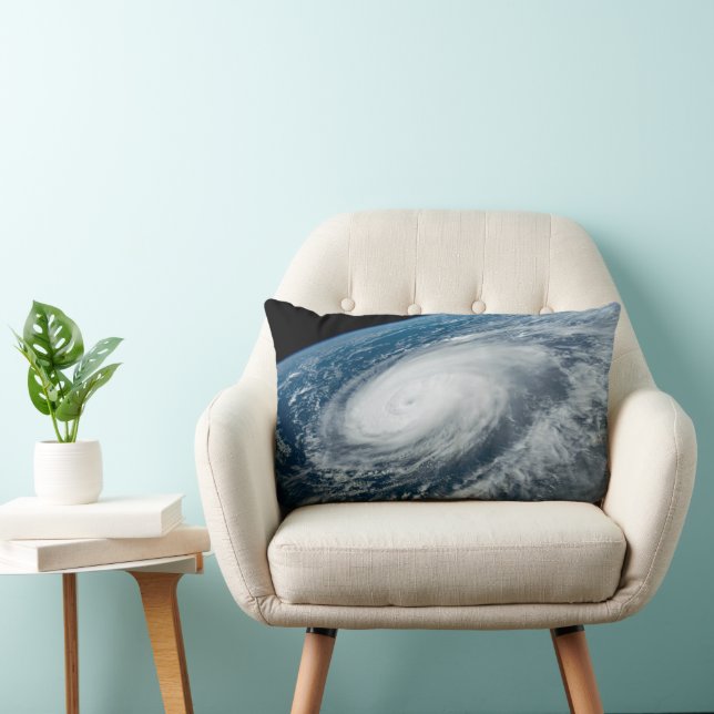 Typhoon Hinnamnor. Lumbar Pillow (Chair)