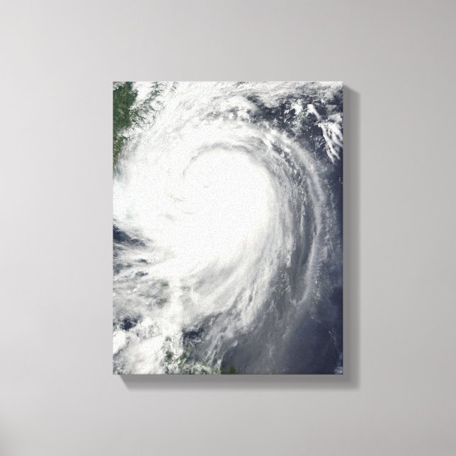 Typhoon Jangmi Canvas Print (Front)