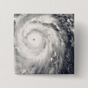 Typhoon Jangmi off Taiwan and the Philippines 2 Inch Square Button