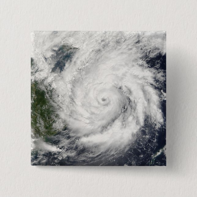 Typhoon Kai-Tak 2 Inch Square Button (Front)