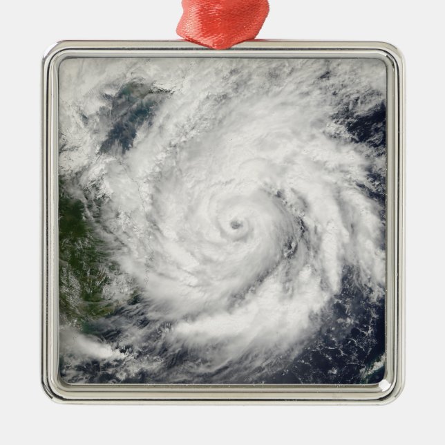 Typhoon Kai-Tak Metal Ornament (Front)
