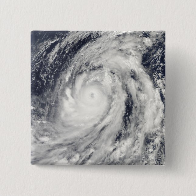 Typhoon Lupit 2 Inch Square Button (Front)