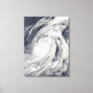 Typhoon Lupit Canvas Print