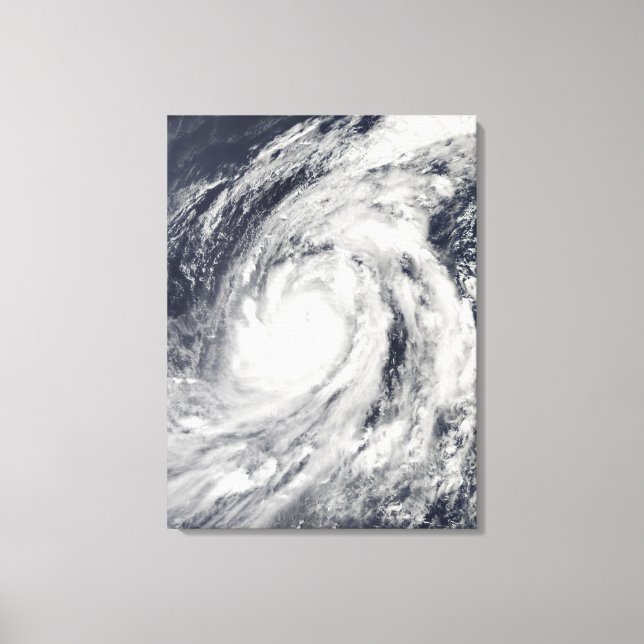 Typhoon Lupit Canvas Print (Front)
