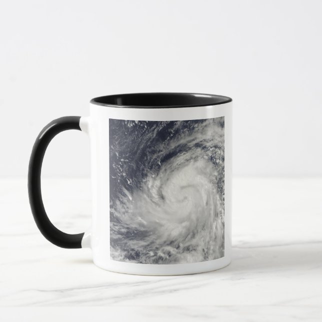 Typhoon Lupit over the western Pacific Ocean Mug (Left)