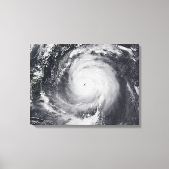 Typhoon Maemi in the Western Pacific Ocean Canvas Print (Front)