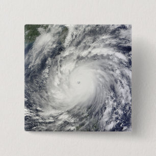 Typhoon Megi 2 Inch Square Button