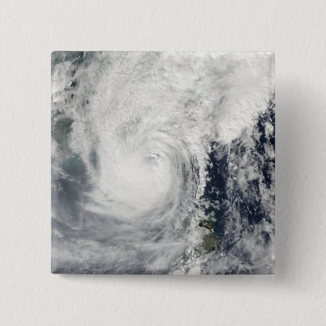 Typhoon Megi 3 2 Inch Square Button (Front)