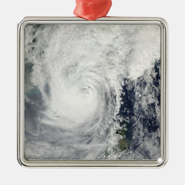 Typhoon Megi 3 Metal Ornament (Front)