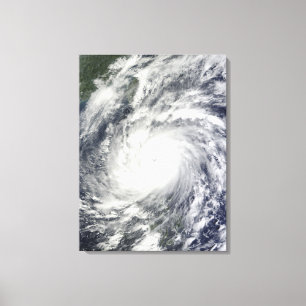 Typhoon Megi Canvas Print