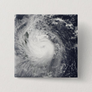 Typhoon Mirinae heading west 2 Inch Square Button