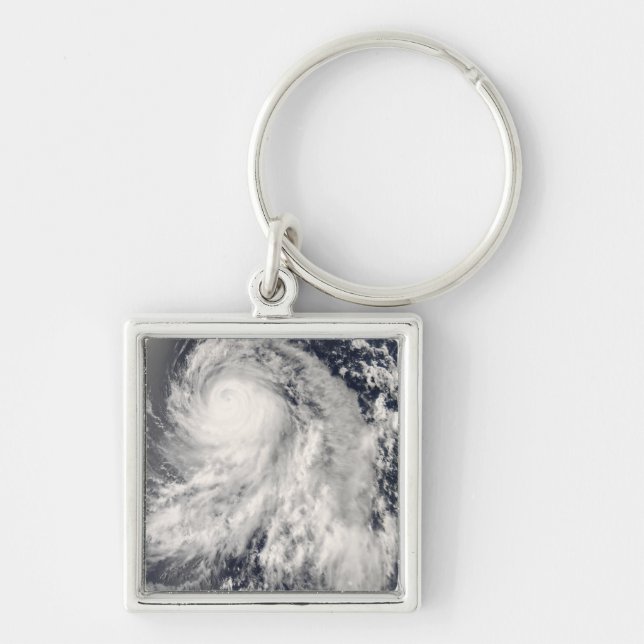 Typhoon Nakri off Japan Keychain (Front)