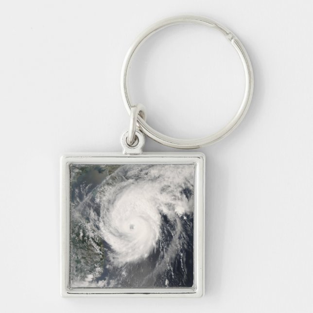 Typhoon Neoguri approaching China 2 Keychain (Front)