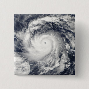 Typhoon Nida in the Pacific Ocean 2 Inch Square Button