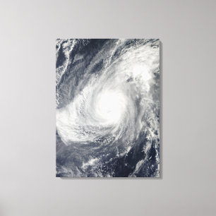 Typhoon Nida south-southwest of Iwo Jima Canvas Print