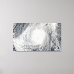 Typhoon Nida south-southwest of Iwo Jima Canvas Print