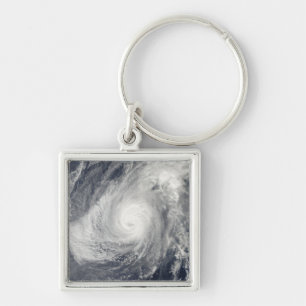 Typhoon Nida south-southwest of Iwo Jima Keychain