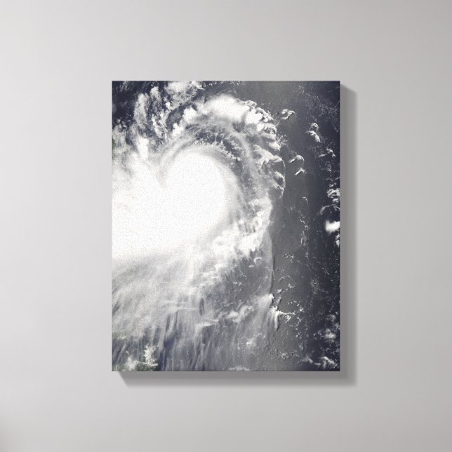 Typhoon Nuri approaching the Philippine Islands Canvas Print (Front)