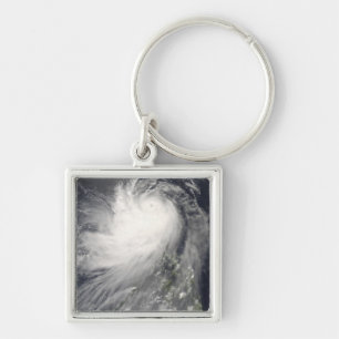 Typhoon Nuri over the Philippine Islands Keychain