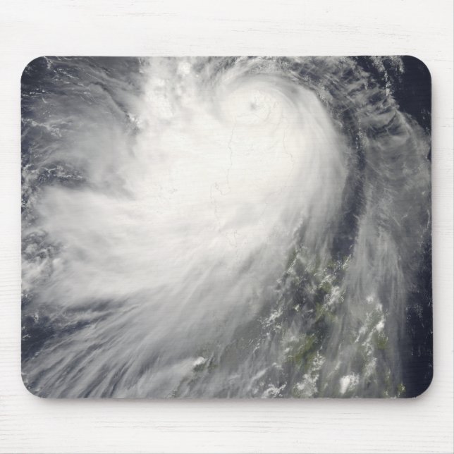 Typhoon Nuri over the Philippine Islands Mouse Pad (Front)