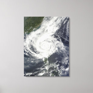 Typhoon Parma Canvas Print