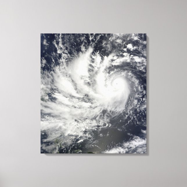 Typhoon Parma heading westward Canvas Print (Front)