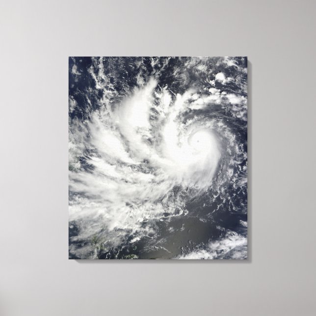 Typhoon Parma heading westward Canvas Print (Front)