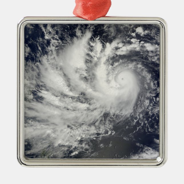 Typhoon Parma heading westward Metal Ornament (Front)